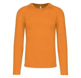 Undershirt manche longue adulte (semi-chaud) orange