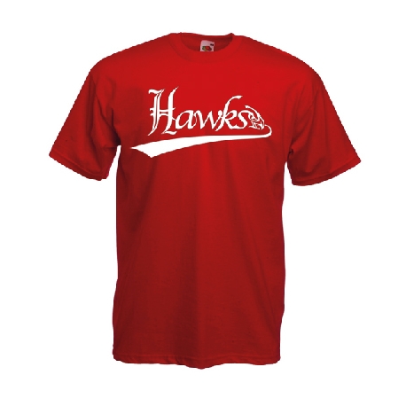 T-shirt coton Hawks rouge