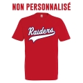 T-shirt Raiders d'Eysines rouge