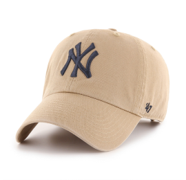 Casquette 47 MLB New York Yankees Clean Up marron clair