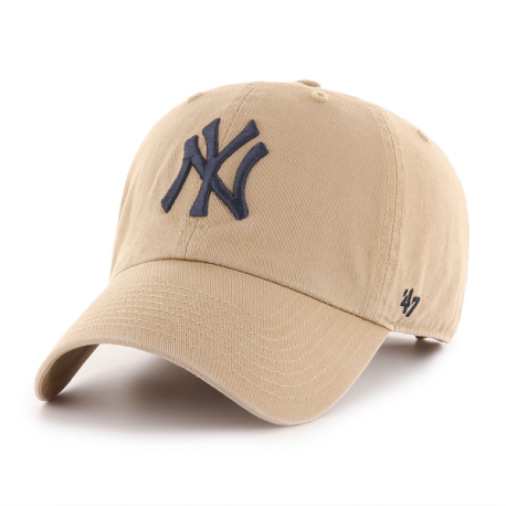 Casquette 47 MLB New York Yankees Clean Up marron clair