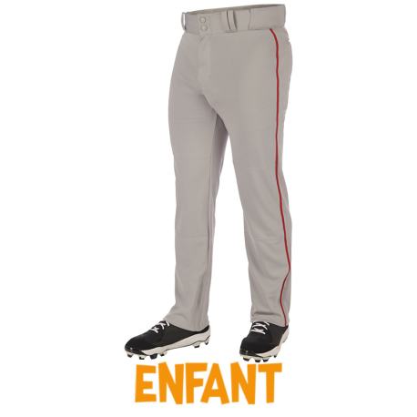 Pantalon Enfant Champro Triple Crown 2.0 Gris/Rouge