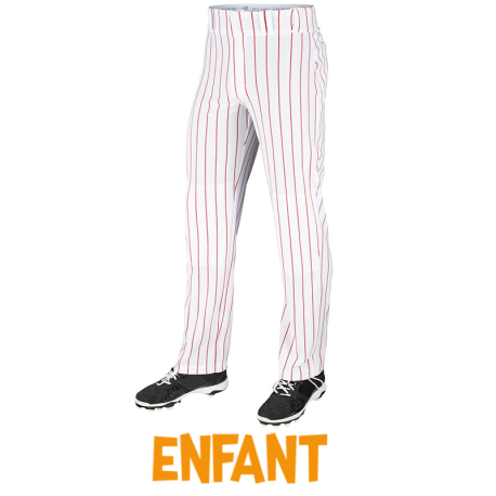 Pantalon Enfant Champro Triple Crown Blanc/Rouge