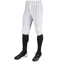 Pantacourt Adulte Champro PINSTRIPE Triple Crown Knicker Blanc/Noir
