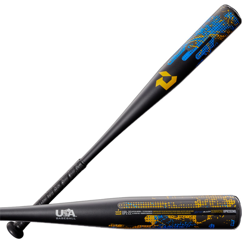 Demi-batte De Baseball DeMarini Vexxum 30" 19oz - Alliage, Diamètre 2 1/4" - Orange/Noir - Neuf