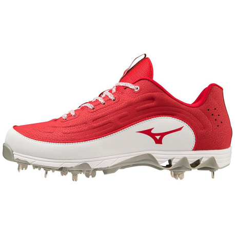 Mizuno 9-Spike Ambition 3 Low blanc/rouge