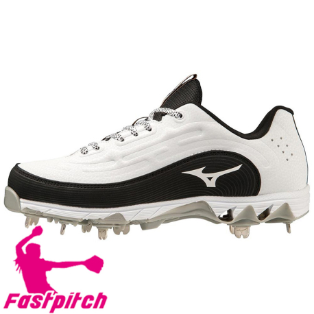 Mizuno 9-Spike Swift 8 Low blanc/noir