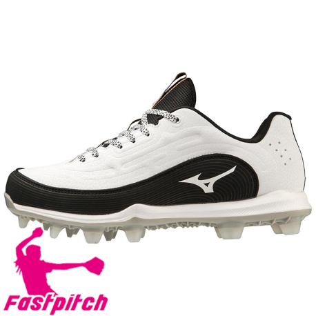 Mizuno 9-Spike Swift 8 Low blanc/noir