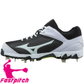 Mizuno 9-Spike Swift 5 Metal noir/blanc