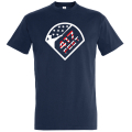 T-shirt navy 417feet USA