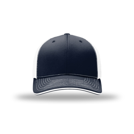 Casquette Richardson 172 pulse fermée maroon/blanc/noir