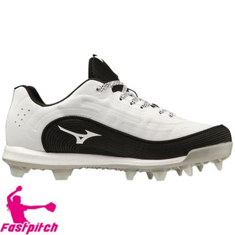 Mizuno 9-Spike Swift 8 Low blanc/noir