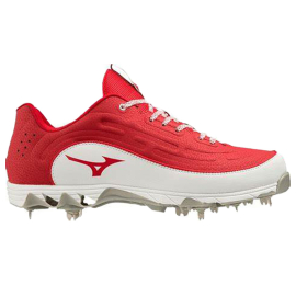 Mizuno 9-Spike Ambition 3 Low blanc/rouge