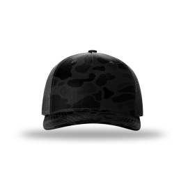 Casquette Richardson 112PFP Trucker Sable Duck Camo / Black