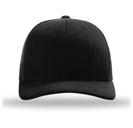 Casquette Richardson 112 Trucker Noire