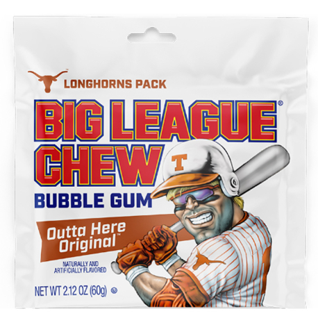 Chewing gum Big League Original Longhorns Pack
