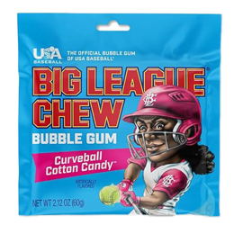 Chewing gum Big League Barbe à papa Pack