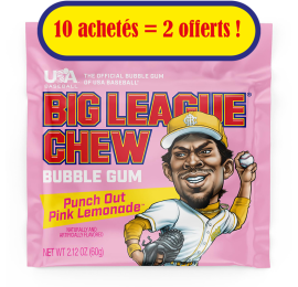 Chewing gum Big League Pink Lemonade Pack