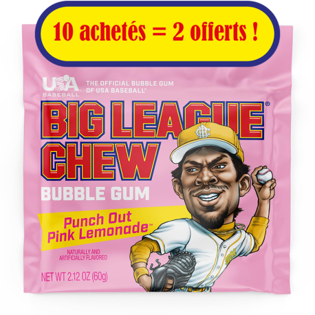 Chewing gum Big League Pink Lemonade Pack