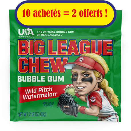 Chewing gum Big League Pastèque Pack