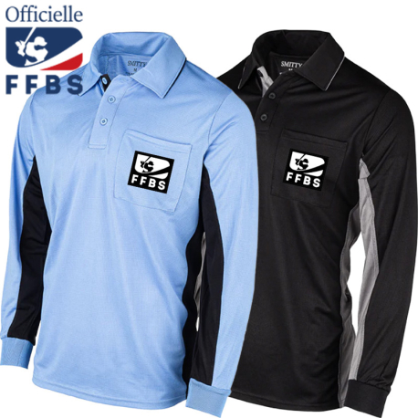 Polo d'arbitre baseball Smitty Pro Flex manches longues