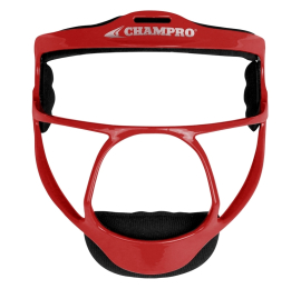 Masque de défense Softball Rampage Champro Rouge