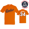 T-shirt coton Cudas orange adulte