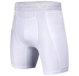 Sliding short champro Take-Out blanc adulte (SANS COQUILLE)