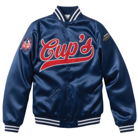 Blouson satiné personnalisé