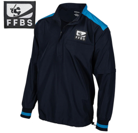 Veste d'arbitre Softball convertible à capuche FFBS