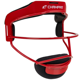 Masque de défense Softball Sentry Champro rouge