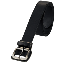 Ceinture Zett en cuir mat 120cm