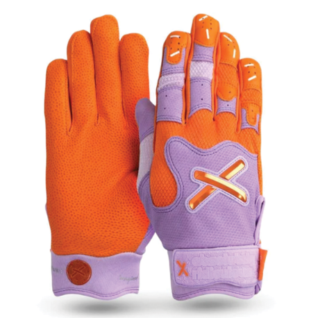 Gants de batting Absolutely Ridiculous lavender orange