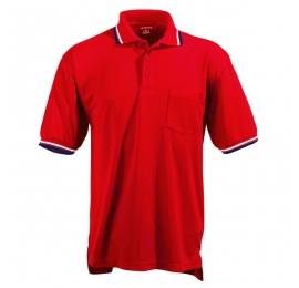 Polo d'arbitre Smitty's rouge
