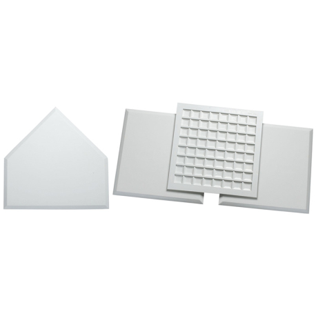 Lot de 4 bases gaufrées Champro