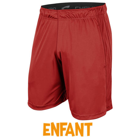 Short Champro enfant rouge