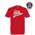 T-shirt Pole Nouvelle Aquitaine rouge