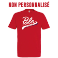 T-shirt Pole Nouvelle Aquitaine rouge