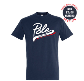 T-shirt Pole Nouvelle Aquitaine navy