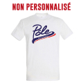 T-shirt Pole Nouvelle Aquitaine blanc