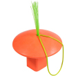 Bouchon de base orange Champro avec Pompon