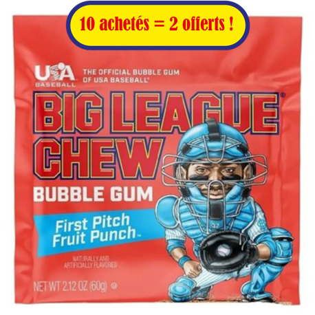Chewing gum Big League Fruit Punch Pack