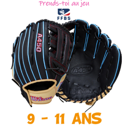 Wilson A450-RH 11 26 11" pour gaucher