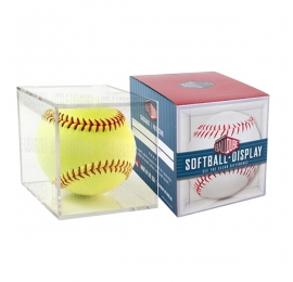 Cube transparent pour balle Softball collector