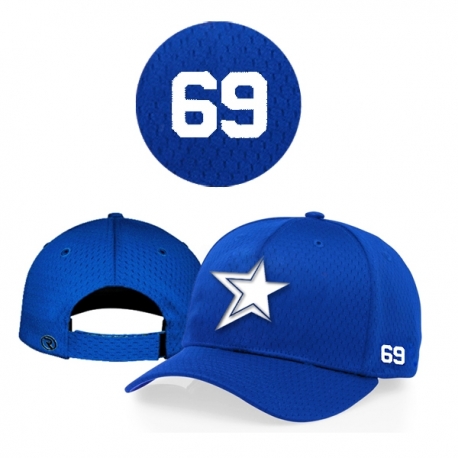 Casquette Baystars 414 royal reglable personnalisee