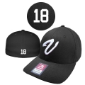 Casquette flex V noire OLD SCHOOL
