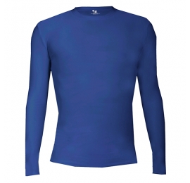 Pro Compression L/S Badger Royal enfant