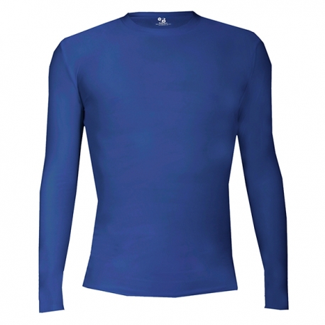 Pro Compression L/S Badger Royal enfant