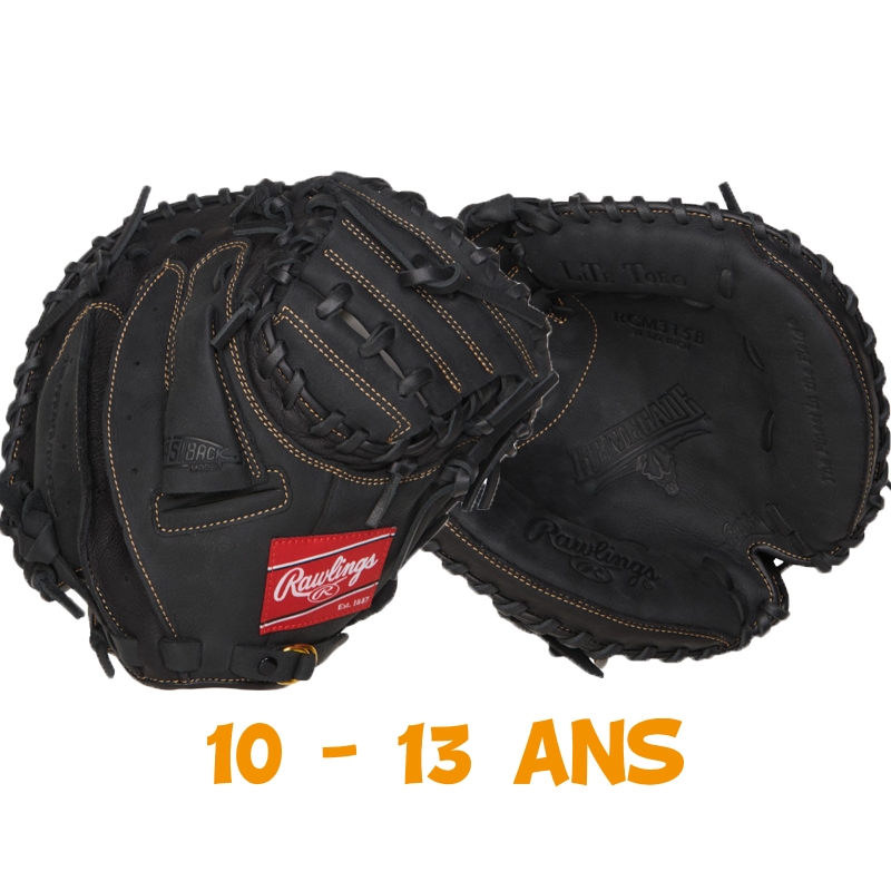 Gant De Softball RAWLINGS RSGXL SuperSize Fastback 14" - Brun Cuir - Occasion - Prêt à Jouer