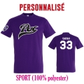 T-shirt Sport PUC violet